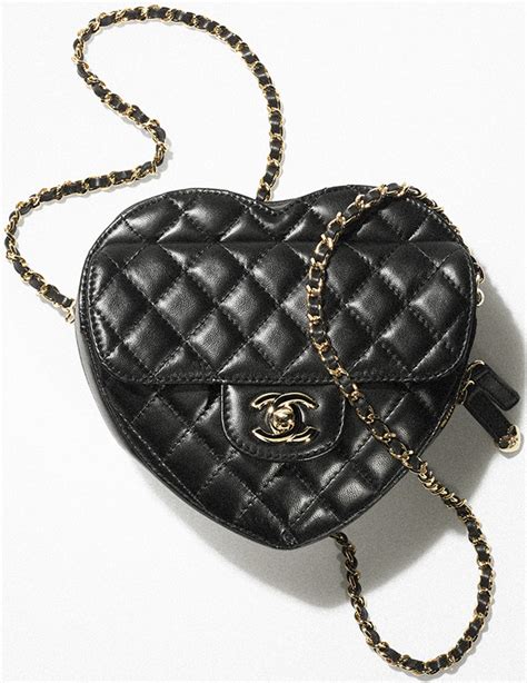 heart chain chanel bag|chanel twin heart bag.